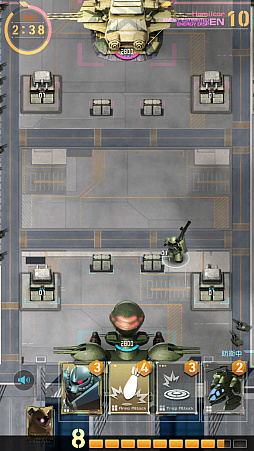 画像ギャラリー No.004のサムネイル画像 / 「機動戦士ガンダム 即応戦線」プレイレポート。一年戦争にスポットを当てた，手のひらで繰り広げられるリアルタイム戦略バトルを紹介