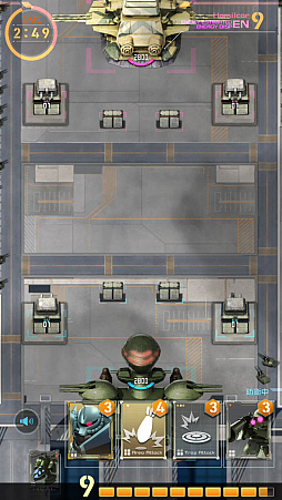 画像ギャラリー No.005のサムネイル画像 / 「機動戦士ガンダム 即応戦線」プレイレポート。一年戦争にスポットを当てた，手のひらで繰り広げられるリアルタイム戦略バトルを紹介