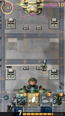 画像ギャラリー No.006のサムネイル画像 / 「機動戦士ガンダム 即応戦線」プレイレポート。一年戦争にスポットを当てた，手のひらで繰り広げられるリアルタイム戦略バトルを紹介