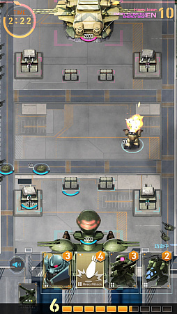 画像ギャラリー No.010のサムネイル画像 / 「機動戦士ガンダム 即応戦線」プレイレポート。一年戦争にスポットを当てた，手のひらで繰り広げられるリアルタイム戦略バトルを紹介