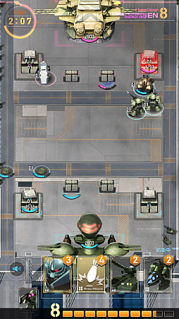 画像ギャラリー No.011のサムネイル画像 / 「機動戦士ガンダム 即応戦線」プレイレポート。一年戦争にスポットを当てた，手のひらで繰り広げられるリアルタイム戦略バトルを紹介