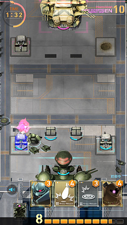 画像ギャラリー No.014のサムネイル画像 / 「機動戦士ガンダム 即応戦線」プレイレポート。一年戦争にスポットを当てた，手のひらで繰り広げられるリアルタイム戦略バトルを紹介