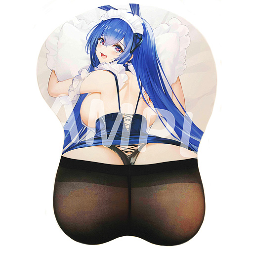 画像ギャラリー No.002のサムネイル画像 / 「アズールレーン」，“等身大お尻マウスパッド（ニュージャージー）”の受注を本日開始。黒タイツめくり対応，お値段6万円のマウスパッド