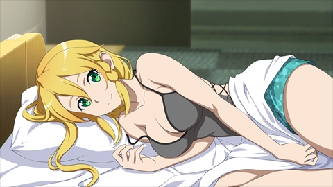 画像ギャラリー No.012のサムネイル画像 / 「ソードアート・オンライン　フェイタル・バレット」の“添い寝”イベントシーンが公開。GGO衣装の「エギル」「クライン」「プレミア」も紹介