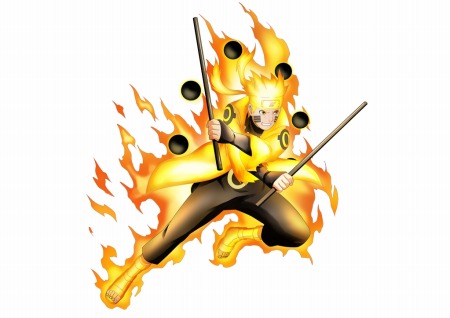 画像ギャラリー No.010のサムネイル画像 / 「忍者BORUTAGE」，ナルト（六道仙人モード）＆サスケ（輪廻写輪眼）が登場