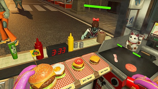 画像ギャラリー No.003のサムネイル画像 / VRゲーム初心者にもオススメ！　PS VR版「Dead Hungry」でお腹を空かせたゾンビにうまいハンバーガーを食わせよう