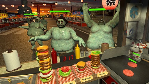 画像ギャラリー No.007のサムネイル画像 / VRゲーム初心者にもオススメ！　PS VR版「Dead Hungry」でお腹を空かせたゾンビにうまいハンバーガーを食わせよう