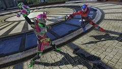 画像ギャラリー No.026のサムネイル画像 / 「仮面ライダー クライマックスファイターズ」に登場する19人の平成ライダー1号からビルド，エグゼイド，ファイズ，クウガの“個性”を紹介