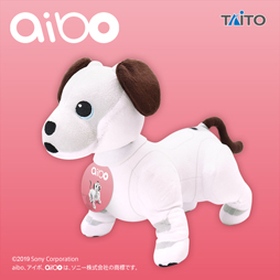 画像ギャラリー No.001のサムネイル画像 / 「タイトーオンラインクレーン」，ぬいぐるみとなったaiboが全国のアミューズメント施設に登場