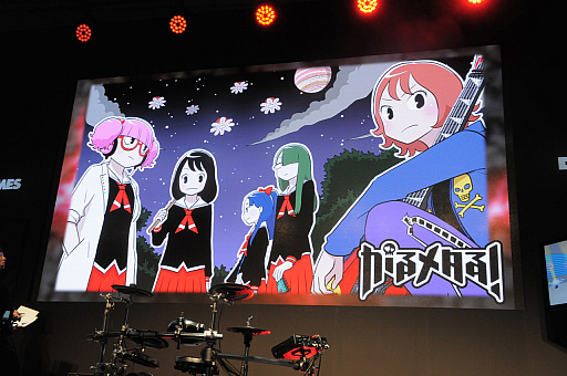 画像ギャラリー No.006のサムネイル画像 / ［TGS 2017］「がるメタる！」のステージイベントをレポート。DMM初のNintendo Switchタイトルは，女子高生が“メタル”の力で宇宙人と戦うリズムゲーム