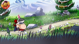 画像ギャラリー No.004のサムネイル画像 / カートゥーン調のドイツ産2Dアクション「Sir Eatsalot」，PS Vita向けに今冬配信