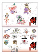 画像ギャラリー No.004のサムネイル画像 / 「大神 絶景版」，「幸つつみ」の風呂敷デザインと「花あそび」の花札デザインが公開