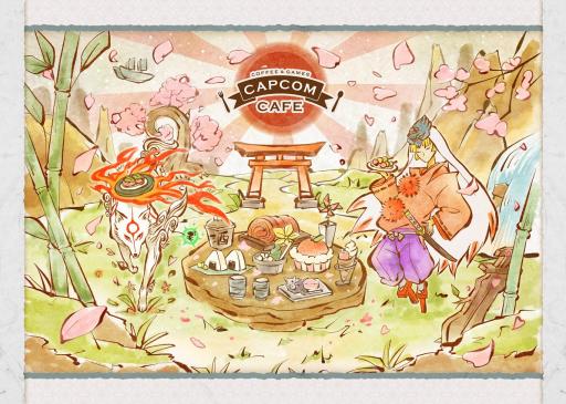 画像ギャラリー No.001のサムネイル画像 / 「カプコンカフェ」新宿店と「大神」とのコラボが2月8日に開始。テーマイラストを公開