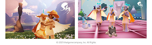 画像ギャラリー No.001のサムネイル画像 / 「Sky 星を紡ぐ子どもたち」，gamescom 2023へ出展決定。PC版の試遊に加えて，歌手AURORAさんのバーチャルコンサートで1万人同時接続を目指す