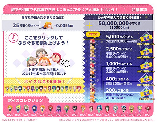 画像ギャラリー No.002のサムネイル画像 / 「ぷちぐるラブライブ」公式サイトにミニゲーム「宇宙をめざせ！ぷちぐるタワー」が公開。