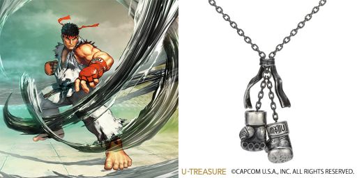 画像ギャラリー No.002のサムネイル画像 / 「ストリートファイター」のジュエリー8種，スケートデッキ3種が11月3日に発売