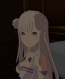 画像ギャラリー No.001のサムネイル画像 / PS VR版「Re:ゼロ VRで異世界生活」，エミリア版とレム版が本日配信開始。膝枕編と添寝編が1つに