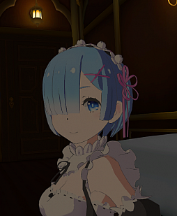 画像ギャラリー No.002のサムネイル画像 / PS VR版「Re:ゼロ VRで異世界生活」，エミリア版とレム版が本日配信開始。膝枕編と添寝編が1つに