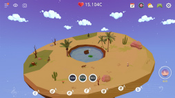 画像ギャラリー No.007のサムネイル画像 / 心が和む素敵な場所。スマホ向け放置ゲーム「マイオアシス - 癒しの空島を育てましょう」を紹介する「（ほぼ）日刊スマホゲーム通信」第1562回