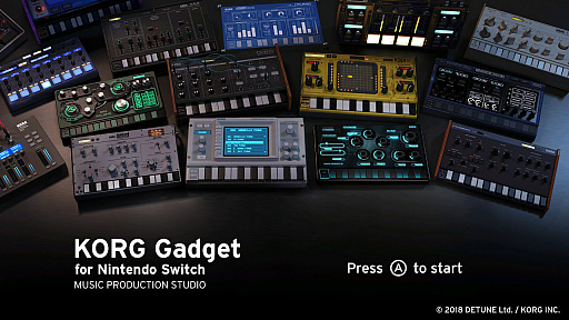 画像ギャラリー No.014のサムネイル画像 / Nintendo Switch用の作曲ソフト「KORG Gadget」開発者にインタビュー。簡単に作曲を楽しめるうえ，対戦や共闘も可能なDAWとは