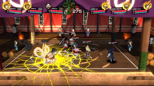 画像ギャラリー No.005のサムネイル画像 / 和風テイストのドッジボールゲーム「DODGEBALL RISING」，アーリーアクセス版がSteamで12月14日に配信