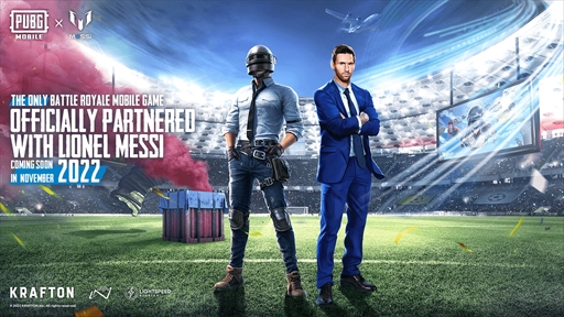 画像ギャラリー No.001のサムネイル画像 / 「PUBG MOBILE」，サッカーのリオネル・メッシ選手とパートナーシップを締結。コラボイベントを11月に開催