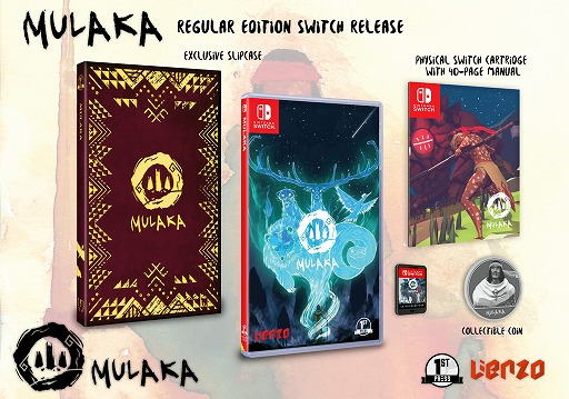 画像ギャラリー No.001のサムネイル画像 / Switch「Mulaka」，300本限定の通常版パッケージが発送スタート