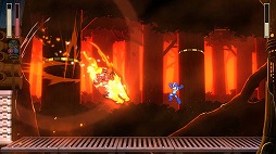 画像ギャラリー No.006のサムネイル画像 / 「ロックマン11」，新たなボスキャラクター「トーチマン」を紹介。ステージでは手強い敵と炎のトラップが待ち受ける