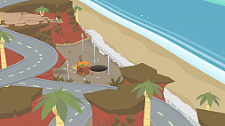 画像ギャラリー No.002のサムネイル画像 / 「Donut County」は穴を育ててすべてのものを飲み込んでいく，物理効果を活用したアドベンチャーゲーム