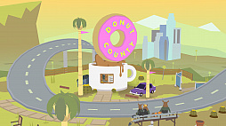 画像ギャラリー No.003のサムネイル画像 / 「Donut County」は穴を育ててすべてのものを飲み込んでいく，物理効果を活用したアドベンチャーゲーム