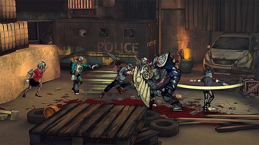 画像ギャラリー No.002のサムネイル画像 / ゾンビと戦うベルトスクロールアクション「Bloody Zombies」が，Nintendo Switchでも2017年12月23日に海外でリリース