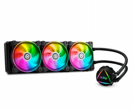 画像ギャラリー No.001のサムネイル画像 / XPG，240mmと360mmのゲーマー向け簡易液冷CPUクーラーを発売