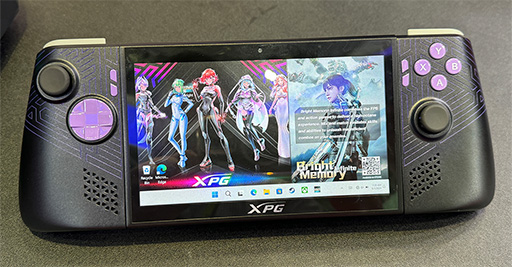 画像ギャラリー No.001のサムネイル画像 / ADATAが開発中の携帯型ゲームPC「XPG Nia」は，新型メモリ「LPCAMM2」採用でメモリをユーザーが交換できる