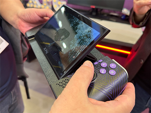 画像ギャラリー No.004のサムネイル画像 / ADATAが開発中の携帯型ゲームPC「XPG Nia」は，新型メモリ「LPCAMM2」採用でメモリをユーザーが交換できる