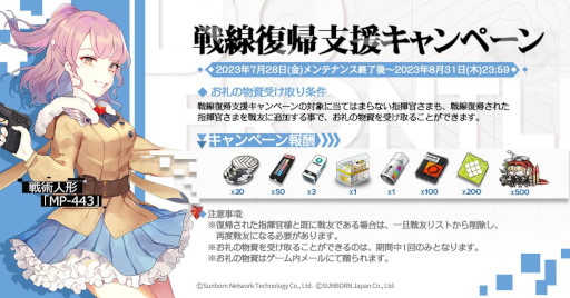 画像ギャラリー No.006のサムネイル画像 / 「ドールズフロントライン」，5周年を記念した特番を7月27日に配信。最新情報はもちろん，統計データや5年間を振り返る映像公開などもあり