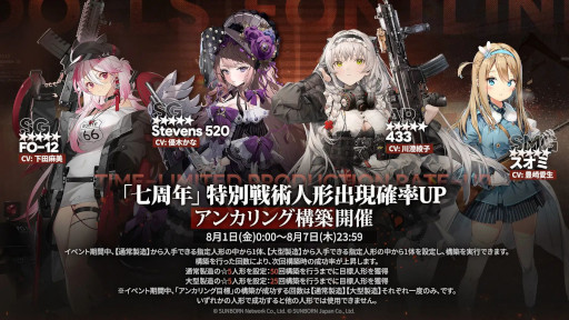 画像ギャラリー No.010のサムネイル画像 / 「ドールズフロントライン」，7周年を記念した各種イベントを開始