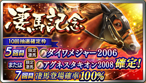 画像ギャラリー No.001のサムネイル画像 / 「ダビマス」，★5“ダイワメジャー2006”が登場する“凄馬記念”を開催。“第18回公式ブリーダーズカップ”は1月17日にスタート