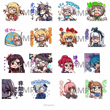 画像ギャラリー No.003のサムネイル画像 / 「ドールズオーダー」，LINEスタンプが配信に