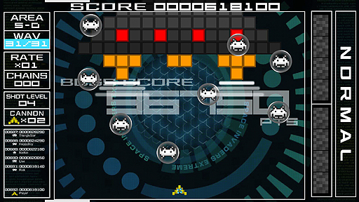 画像ギャラリー No.005のサムネイル画像 / 「SPACE INVADERS EXTREME」と「GROOVE COASTER」のSteam配信が決定。スペースインベーダー40周年でそれぞれ2月，今春に配信開始