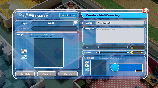 画像ギャラリー No.005のサムネイル画像 / コミカルな病院運営シム「Two Point Hospital」に，Steam Workshopに対応したインテリアデザインを楽しむ無料アップデートが公開