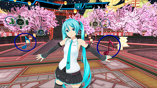 画像ギャラリー No.004のサムネイル画像 / 「初音ミク」のPC向けVR対応リズムアクションがSteamで今春より配信へ。HTC ViveとOculus Riftに対応