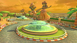 画像ギャラリー No.003のサムネイル画像 / 「マリオカート ツアー」，プリンセスツアーを5月31日に開始。Wii デイジーサーキットとGBA ピーチサーキットでレースを繰り広げよう