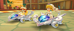 画像ギャラリー No.007のサムネイル画像 / 「マリオカート ツアー」，プリンセスツアーを5月31日に開始。Wii デイジーサーキットとGBA ピーチサーキットでレースを繰り広げよう