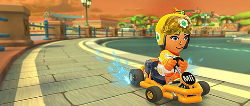 画像ギャラリー No.009のサムネイル画像 / 「マリオカート ツアー」，プリンセスツアーを5月31日に開始。Wii デイジーサーキットとGBA ピーチサーキットでレースを繰り広げよう