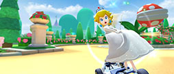 画像ギャラリー No.012のサムネイル画像 / 「マリオカート ツアー」，プリンセスツアーを5月31日に開始。Wii デイジーサーキットとGBA ピーチサーキットでレースを繰り広げよう