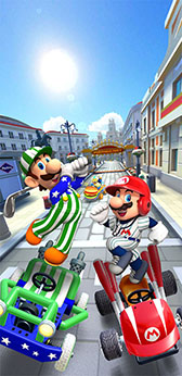 画像ギャラリー No.001のサムネイル画像 / 「マリオカート ツアー」，新ツアー「サマーツアー」が8月23日に開幕。都市コース「マドリード グランデ」でレースを楽しめる