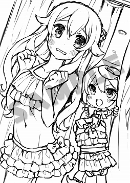 画像ギャラリー No.005のサムネイル画像 / 「ボク姫PROJECT」，店舗特典ラインナップと描き下ろしイラストのラフ画が公開