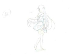 画像ギャラリー No.010のサムネイル画像 / 「Summer Pockets」，ヒロイン達のイベントCGと私服イラストが公開。アニメーション部分の線画イラストも