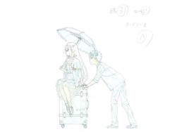 画像ギャラリー No.013のサムネイル画像 / 「Summer Pockets」，ヒロイン達のイベントCGと私服イラストが公開。アニメーション部分の線画イラストも