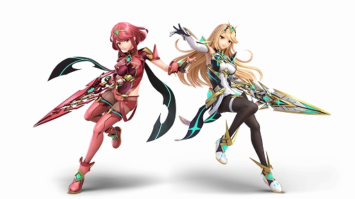 画像ギャラリー No.006のサムネイル画像 / 「スマブラSP」にゼノブレイド2のホムラとヒカリが2021年3月に参戦決定。いつでも切り替えて戦える
